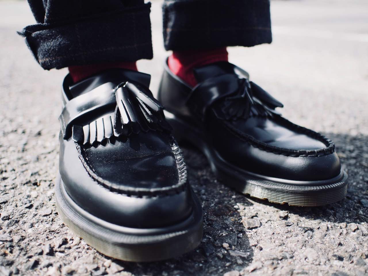 売り切れ Dr.Martens タッセルローファー 白ステッチ | www.hexistor.com